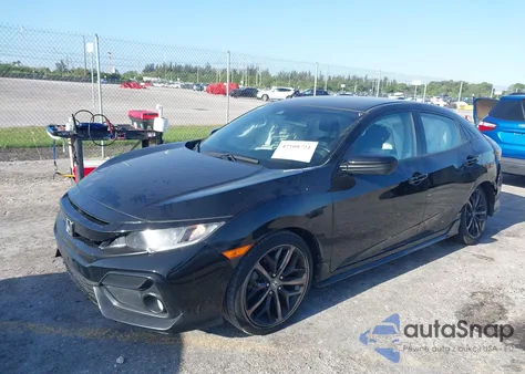 2021 Honda Civic Sport из США, поврежденный, VIN SHHFK7H45MU212810